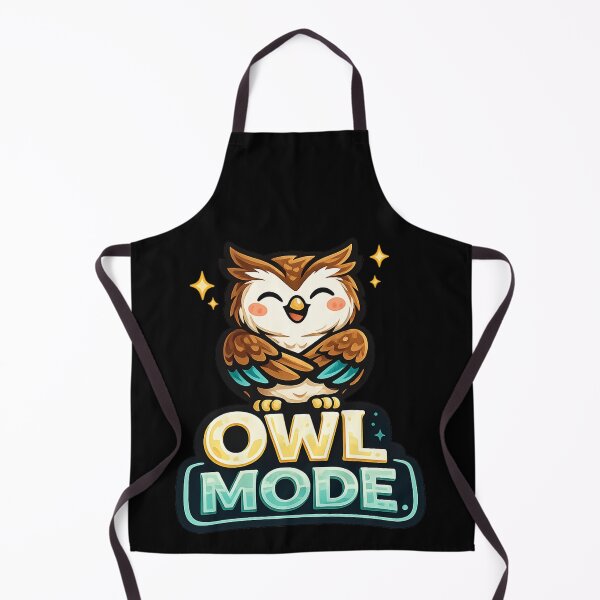 Item preview, Owl Mode – Cute Happy Owl Design designed and sold by ArtisticHeart21.