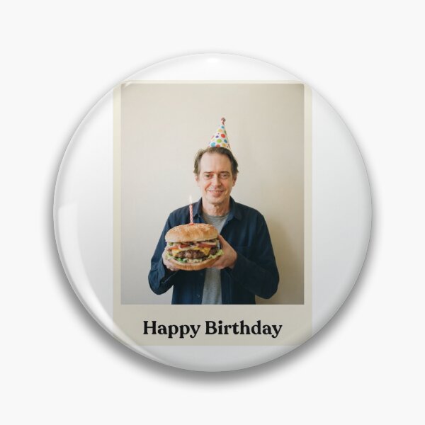 Item preview, Steve buscemi birthday hamburger burger gift cake memes happy Funny prank meme  weird  designed and sold by CheeseBlueprint.