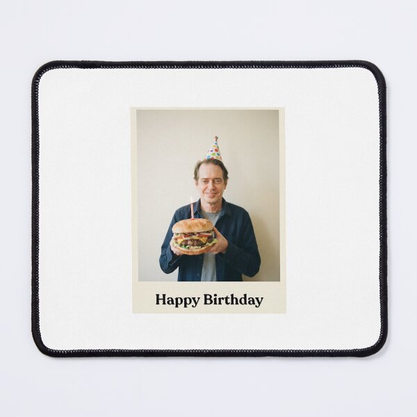 Item preview, Steve buscemi birthday hamburger burger gift cake memes happy Funny prank meme  weird  designed and sold by CheeseBlueprint.