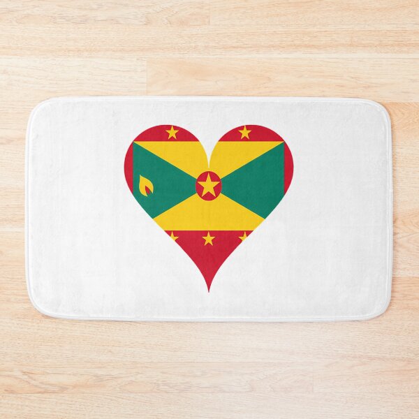 Item preview, Grenada Flag Heart designed and sold by karmyn-clawso.