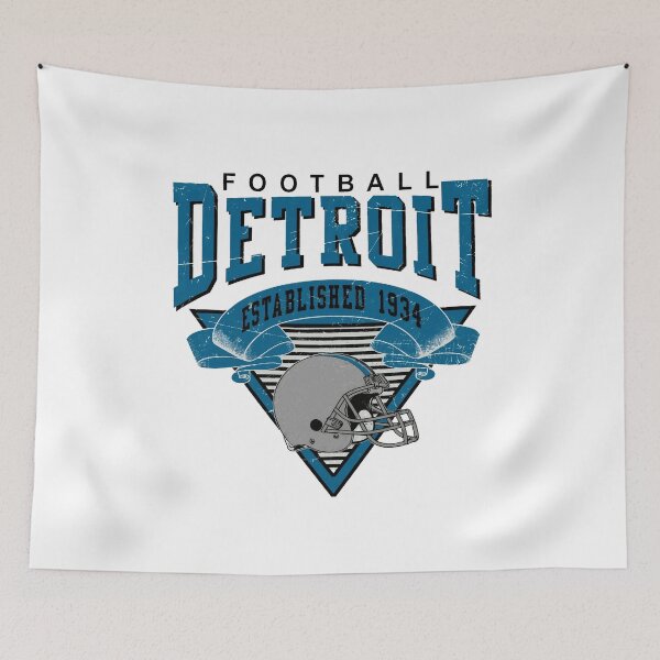 Item preview, Detroit Football Established 1934 Retro Helmet designed and sold by eLograsso.