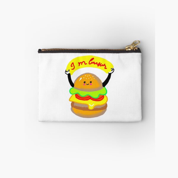 Item preview, Food Humor Burger Cute Kawaii Cheeseburger Cartoon Art designed and sold by Ladicreatis.