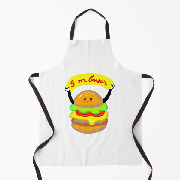 Item preview, Food Humor Burger Cute Kawaii Cheeseburger Cartoon Art designed and sold by Ladicreatis.
