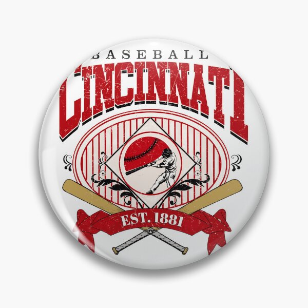 Artikelvorschau, Cincinnati Baseball Vintage Retro entworfen und verkauft von JasonGard86375.