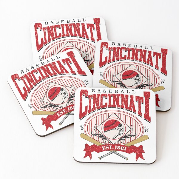 Aperçu de l'œuvre Baseball de Cincinnati Vintage Rétro créée et vendue par JasonGard86375.