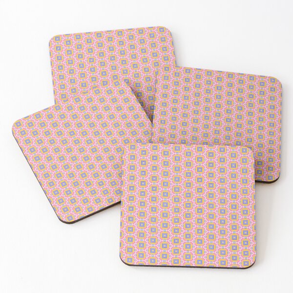 Item preview, Falling Confetti Pastel Geometric Square Pattern designed and sold by whimsiqueer.