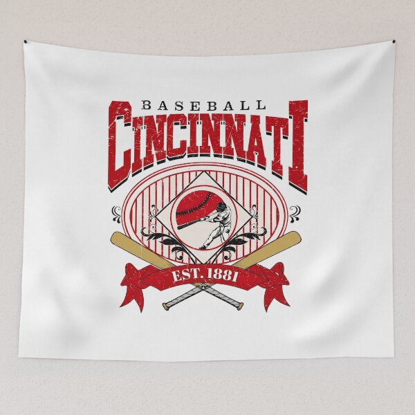Item preview, Cincinnati Baseball Vintage Retro designed and sold by JasonGard86375.