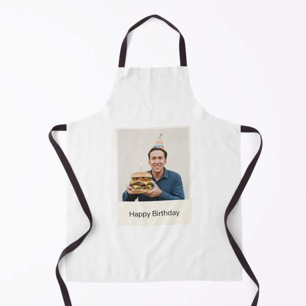 Item preview, Nicolas cage birthday hamburger burger gift cake memes happy Funny prank meme  weird  designed and sold by CheeseBlueprint.
