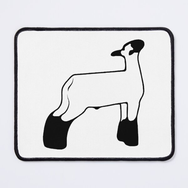Item preview, Market Wether Lamb Silhouette 1 - Not For Resale Without Permission designed and sold by jazlee-nwallin.
