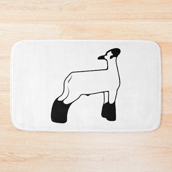 Item preview, Market Wether Lamb Silhouette 1 - Not For Resale Without Permission designed and sold by jazlee-nwallin.