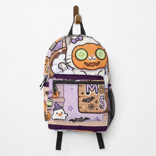 Aperçu de l'œuvre Freda and Junior Monster Spa Kawaii Halloween Cats Pumpkin Costume créée et vendue par MAISON SYLVIE.