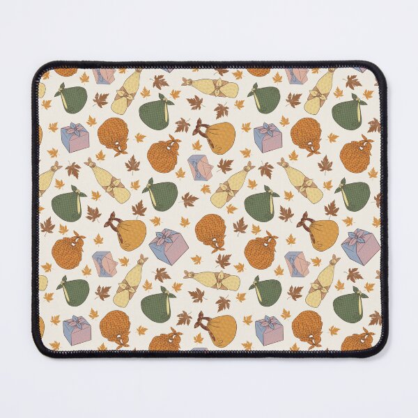 Item preview, Furoshiki Wrapping Papers and Japanese Momiji Leaves designed and sold by Nekogobido.