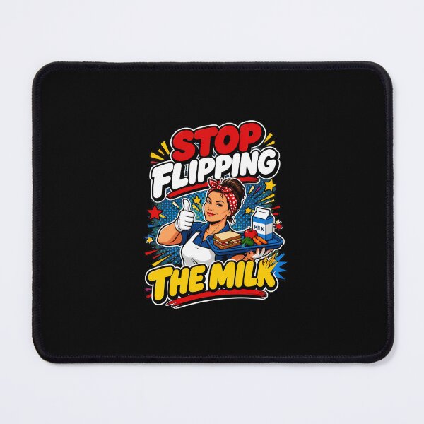 Item preview, Stop Flipping The Milk Lunch Lady Funny designed and sold by PaletteArc.