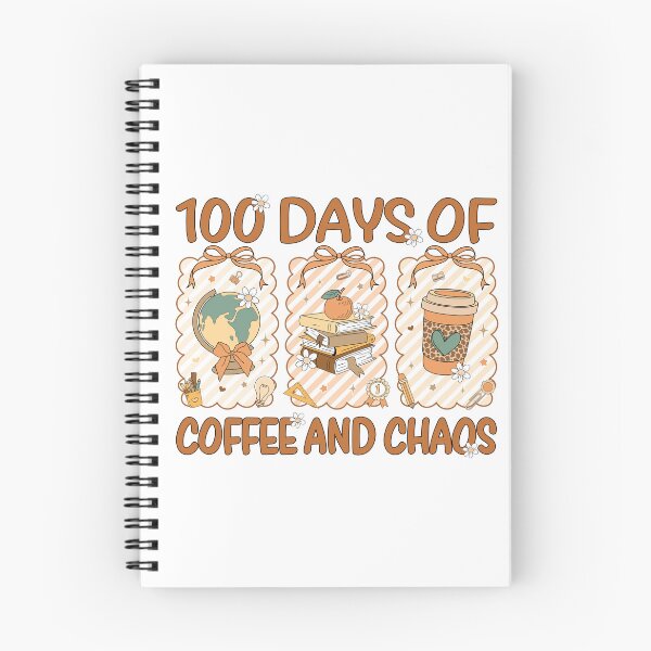 Item preview, 100 Days of Coffee and Chaos Teacher Life designed and sold by varin-studio.