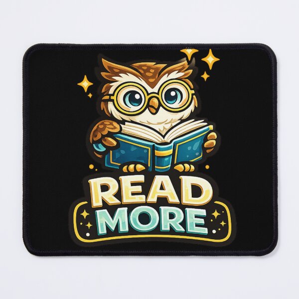 Item preview, Read More – Smart Owl Book Lover Design designed and sold by ArtisticHeart21.