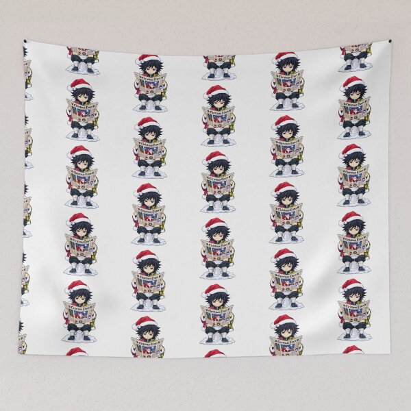 Item preview, Giyu Tomioka Demon Slayer Christmas Newspaper Toilet Humor designed and sold by mildaclairmo.