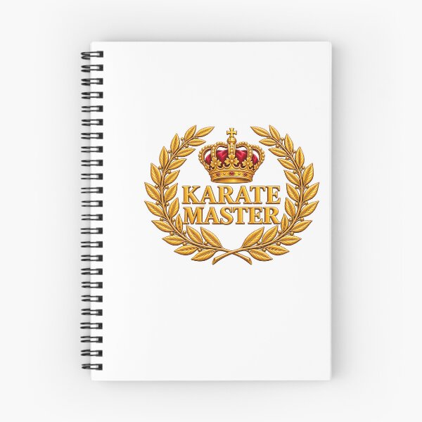 Item preview, Golden karate master Crown Laurel Wreath Emblem designed and sold by FinallBoss.
