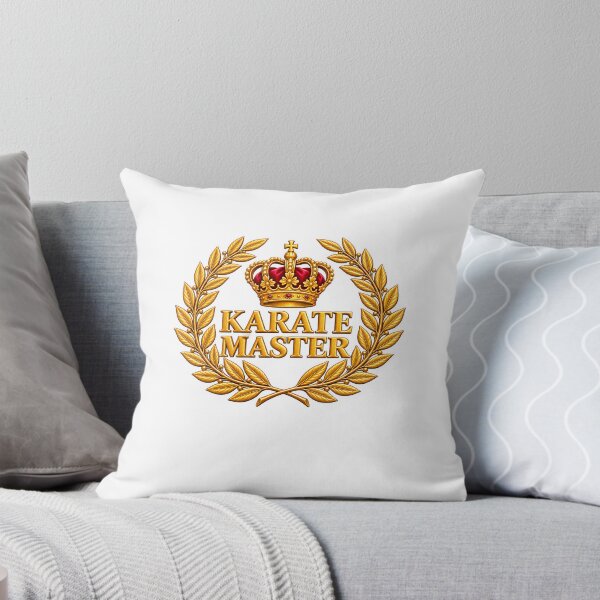 Item preview, Golden karate master Crown Laurel Wreath Emblem designed and sold by FinallBoss.