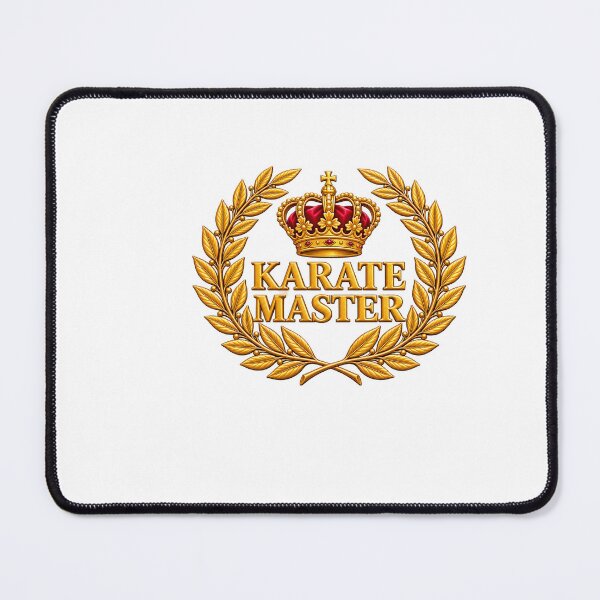 Item preview, Golden karate master Crown Laurel Wreath Emblem designed and sold by FinallBoss.