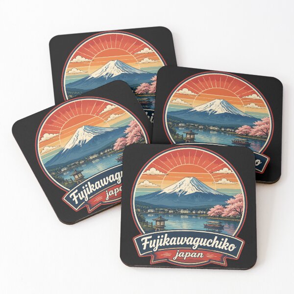 Item preview, Fujikawaguchiko Japan Retro designed and sold by TomFrontierArt.