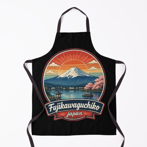 Item preview, Fujikawaguchiko Japan Retro designed and sold by TomFrontierArt.