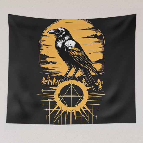 Item preview, Solar Eclipse Raven designed and sold by ONYX Pixee.