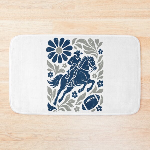 Item preview, Western Cowboy Floral Football Retro designed and sold by ahgurske.