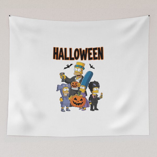 Item preview, Disfraces de Halloween de Los Simpson: Familia de calabazas espeluznantes designed and sold by Moonifillst.