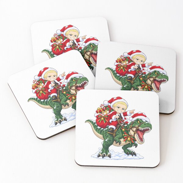 Item preview, Asuma Kagemori Daemons of the Shadow Realm Christmas T Rex Ride designed and sold by mildaclairmo.