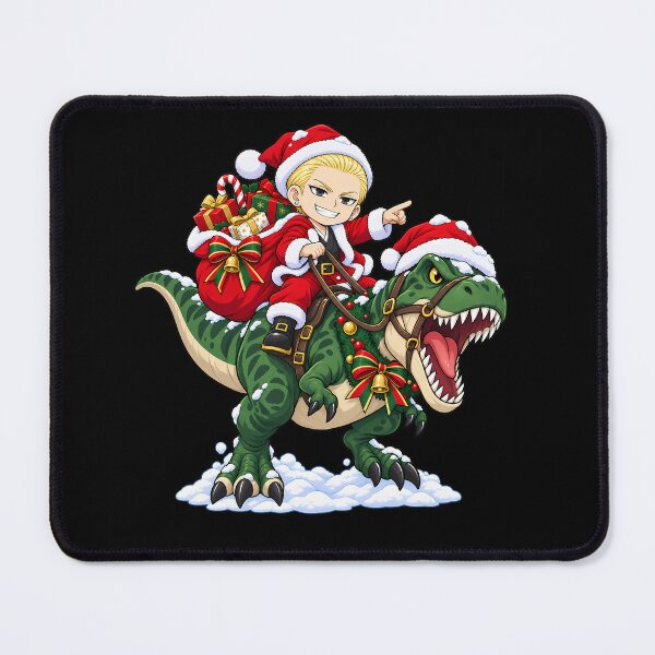 Item preview, Asuma Kagemori Daemons of the Shadow Realm Christmas T Rex Ride designed and sold by mildaclairmo.