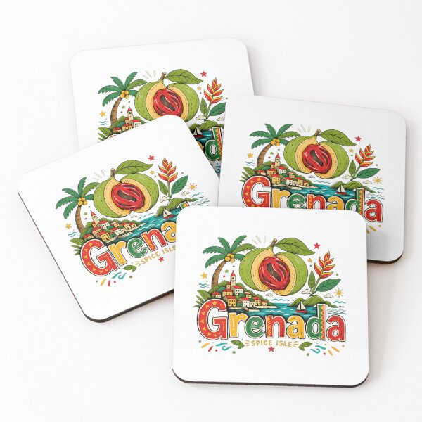 Item preview, Hand Drawn Grenada Travel Souvenir Landmark Gift designed and sold by karmyn-clawso.