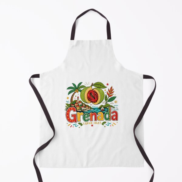Item preview, Hand Drawn Grenada Travel Souvenir Landmark Gift designed and sold by karmyn-clawso.