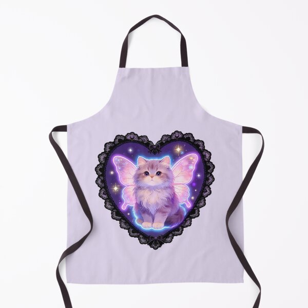 Item preview, Gothic Winged Cat in Lace Heart designed and sold by SweetLilith.