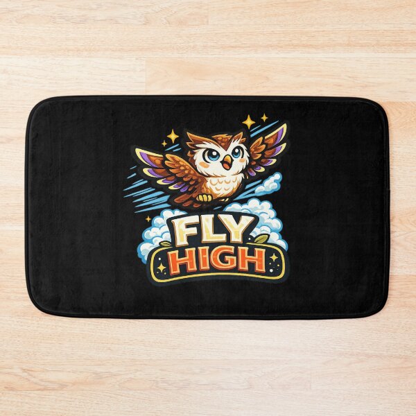 Item preview, Fly High – Inspirational Owl Adventure Design designed and sold by ArtisticHeart21.