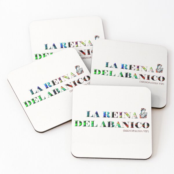 Item preview, La reina del abanico - Spanish Menopause Humor designed and sold by Yamy Morrell Art and Design.