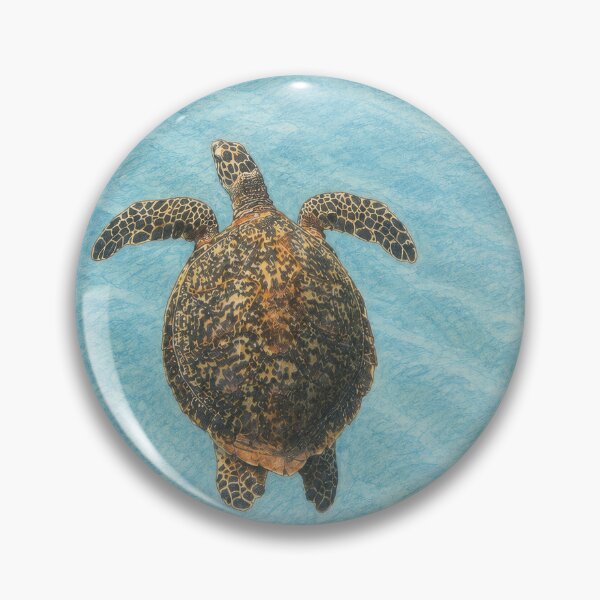 Item preview, Sea turtle illustration - Okinawa, Japan designed and sold by Dreaming Shell.