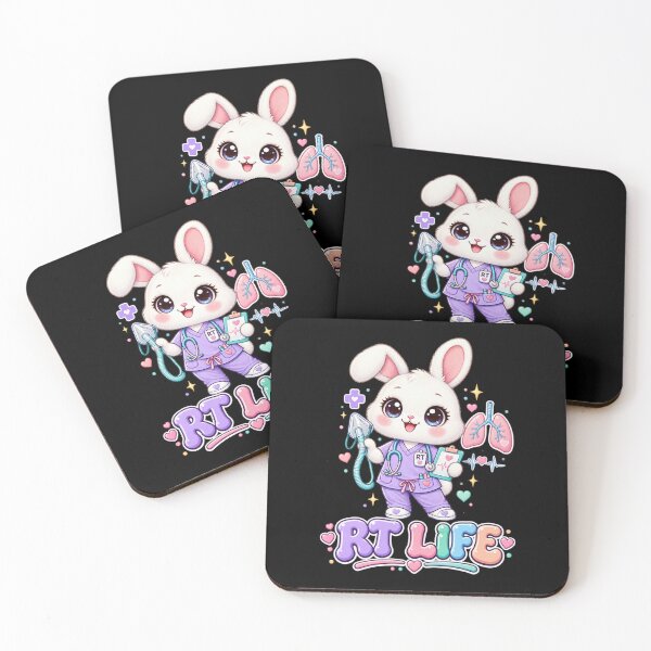 Item preview, RT Life Cute Bunny Respiratory Therapist designed and sold by ClinicalHubs.