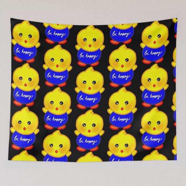 Item preview, Cute Yellow Chick Kawaii Happy Bird Apparel Design designed and sold by Ladicreatis.