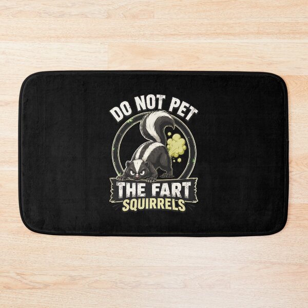 Item preview, DO NOT PET THE FART SQUIRRELS Funny Skunk Graphic Tee designed and sold by PaletteArc.