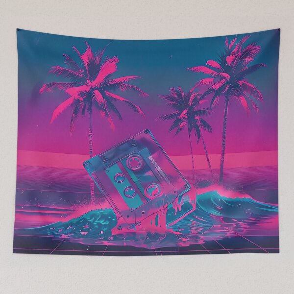 Item preview, Synthwave Sunset Drift designed and sold by ONYX Pixee.