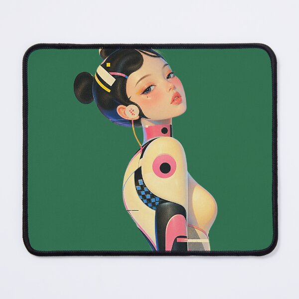 Item preview, Cyberpunk Anime Cyborg Girl Art | Futuristic Sci-Fi Mecha Android designed and sold by Creatby7030.