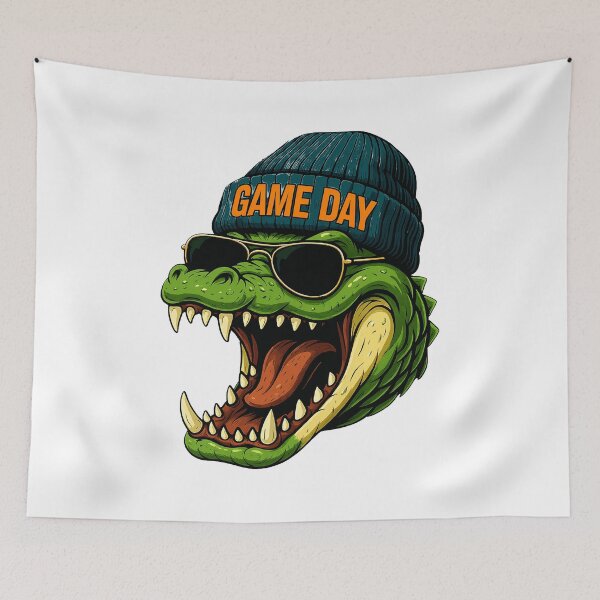 Item preview, Cool Gator 'GAME DAY' Beanie Sunglasses designed and sold by JudyJenni82877.