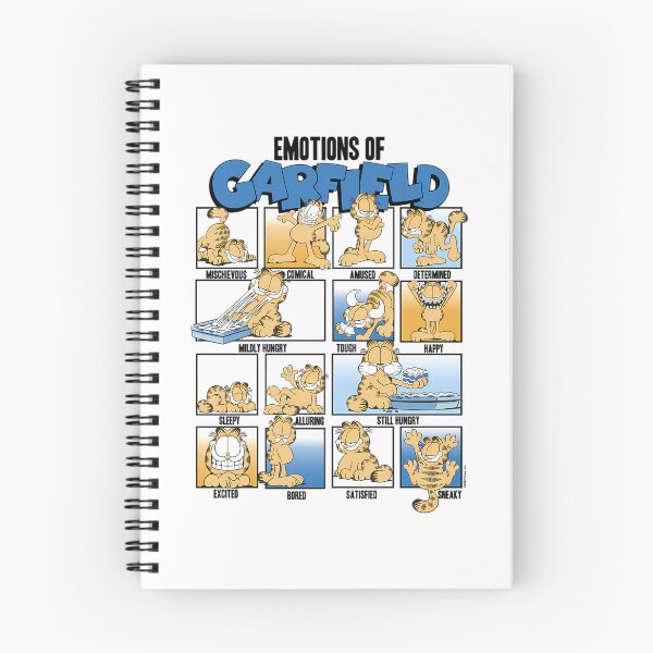 Item preview, Garfield Emotions Blue Grid designed and sold by FlocreeperBytin.