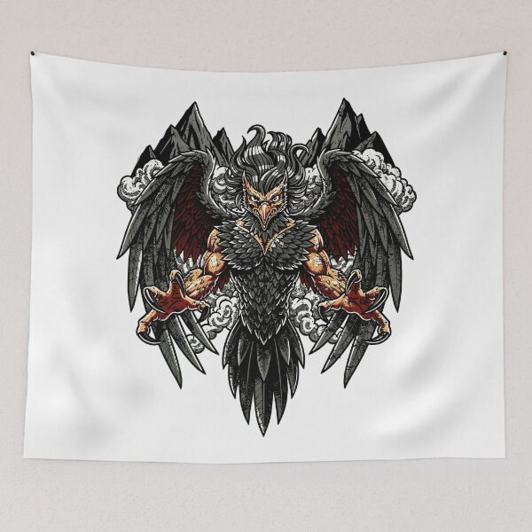 Item preview, Fierce Mythical Griffin Mountain Guardian Art designed and sold by Romgora.