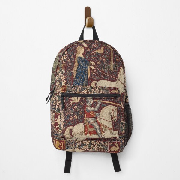 Item preview, Medieval tapestry art featuring knights, dragons, fair maidens and unicorns designed and sold by Vintage Designs +.