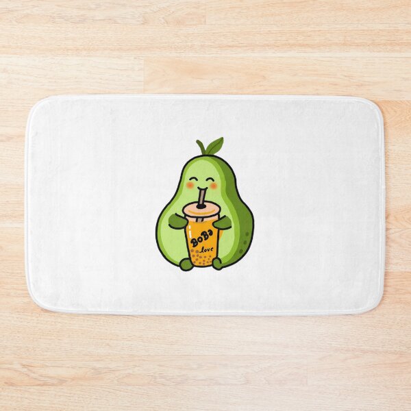 Item preview, Avocado Baby With Smoothie Cute Kawaii Boba Drink Art designed and sold by Ladicreatis.