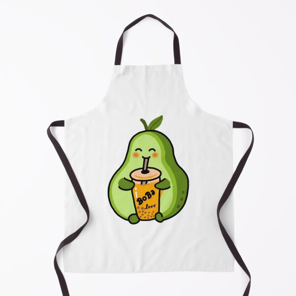 Item preview, Avocado Baby With Smoothie Cute Kawaii Boba Drink Art designed and sold by Ladicreatis.