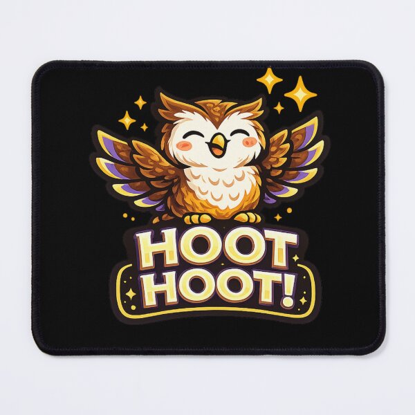Item preview, Hoot Hoot – Cute Happy Owl Design designed and sold by ArtisticHeart21.