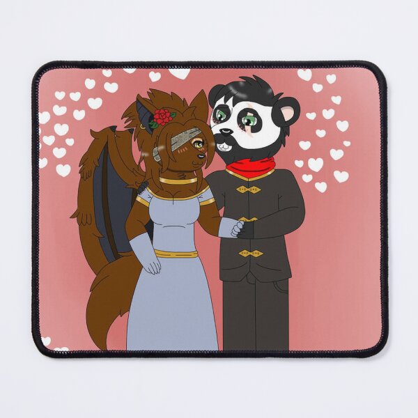 Item preview, Cute Furry Couple Happy Valentine Day designed and sold by MardonesSTO.