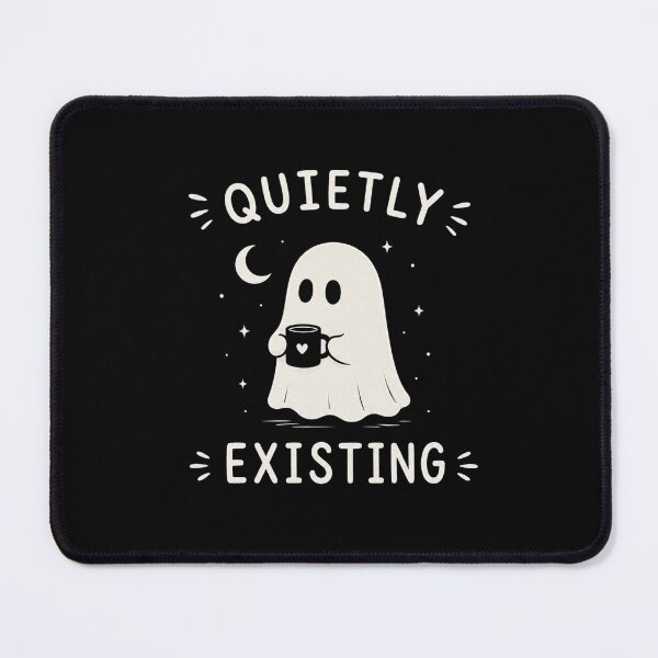 Item preview, Quietly Existing Cute Ghost Meme designed and sold by JalwaWear.